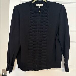St. John Classic Black Knit Sweater